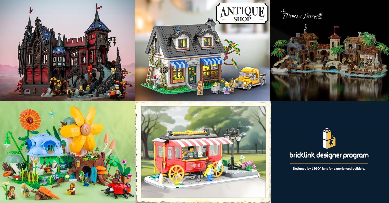 Se anuncian los finalistas de la quinta serie del programa BrickLink Designer