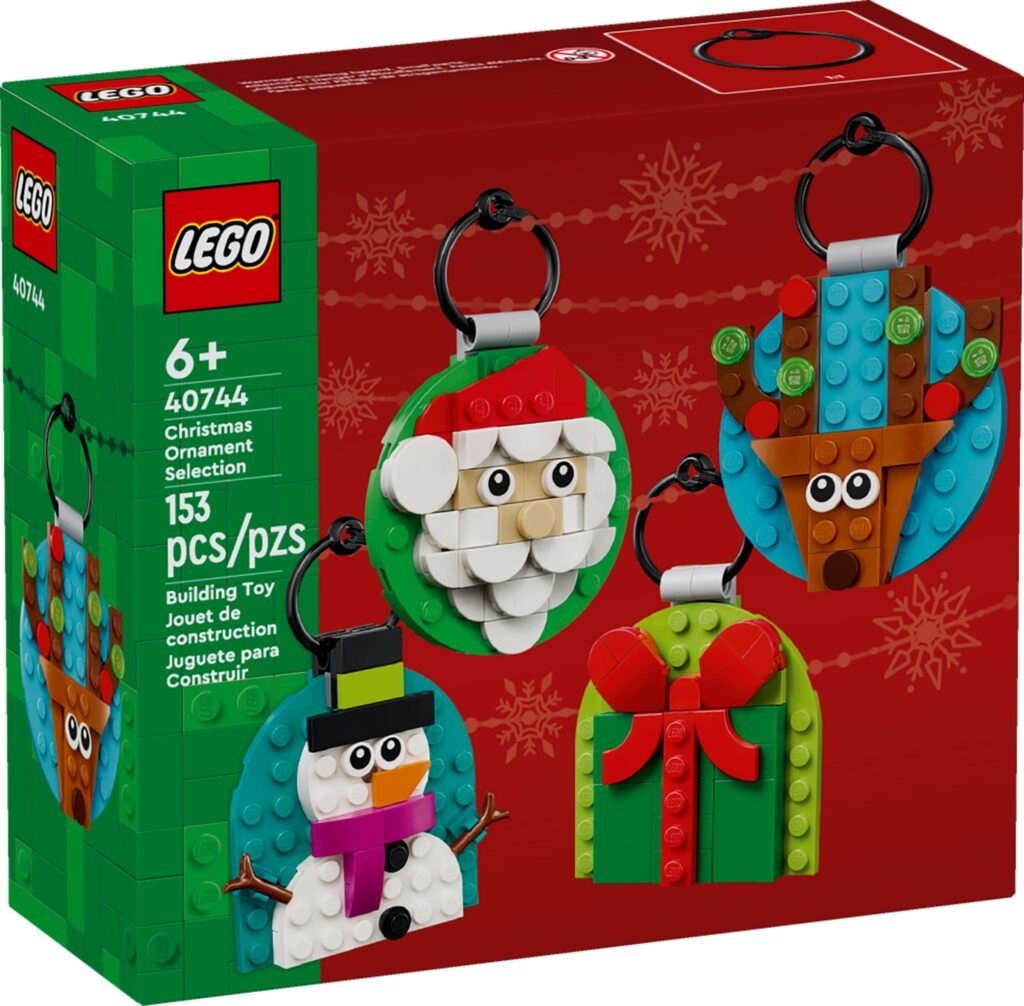 Se revela la selección de adornos navideños LEGO (40744)