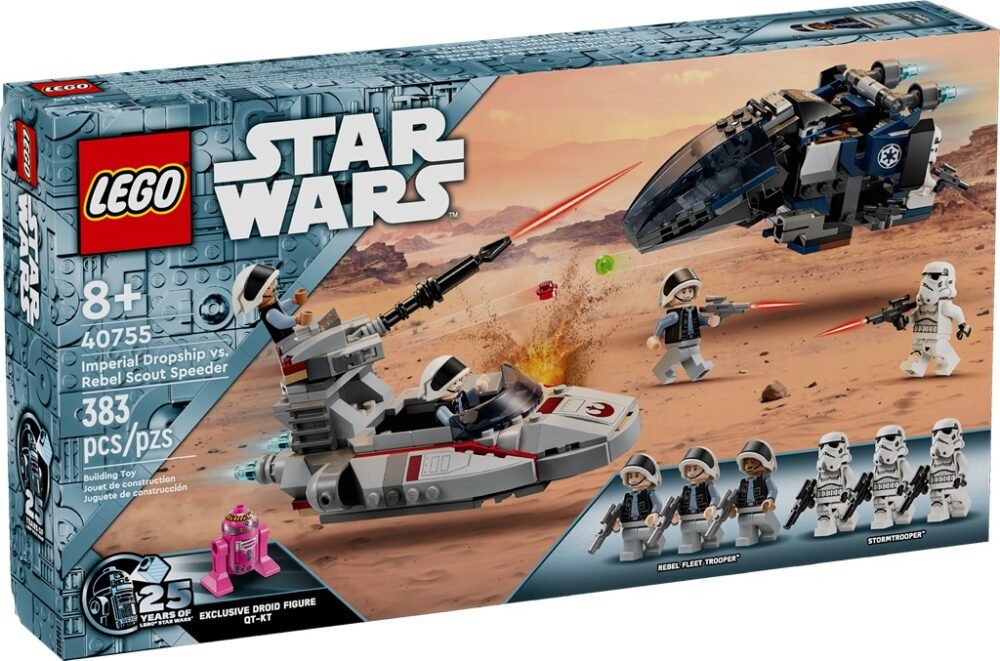 LEGO Star Wars: Imperial Dropship vs. Rebel Scout Speeder (40755) GWP revelado