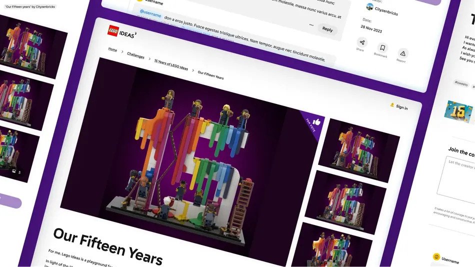 La plataforma LEGO Ideas se renueva