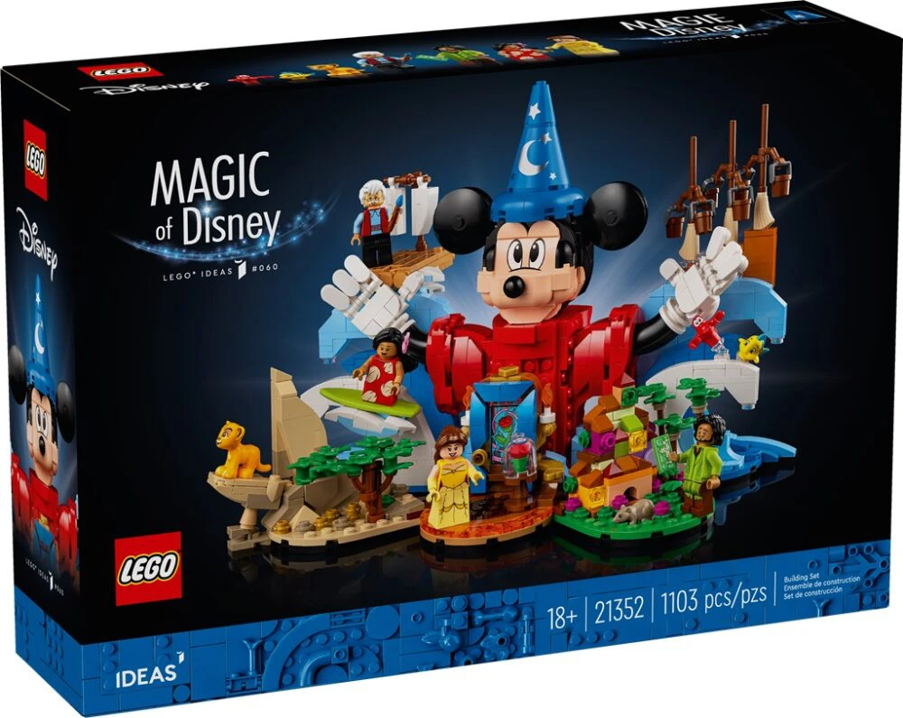 Se anuncia oficialmente LEGO Ideas Magic of Disney (21352)