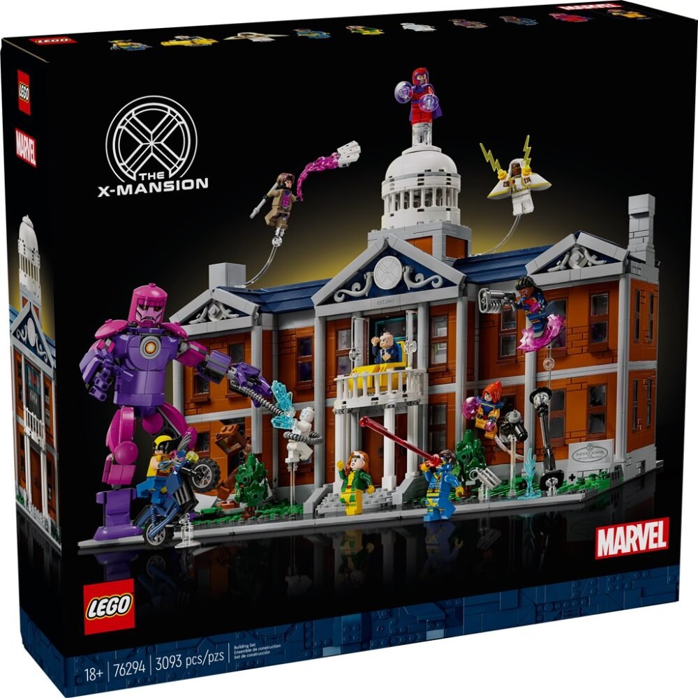 LEGO Marvel X-Men: The X-Mansion (76294) anunciado oficialmente