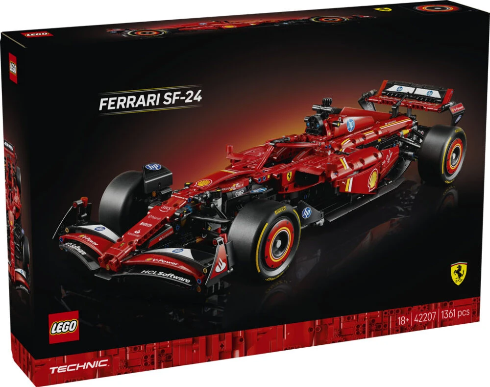 Se anuncia oficialmente el Ferrari SF-24 F1 de LEGO Technic (42207)