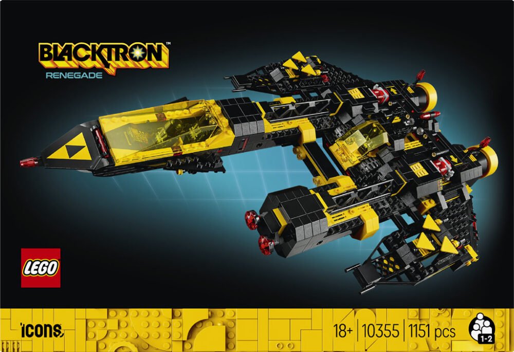 Se anuncia oficialmente el LEGO Icons Blacktron Renegade (10355)