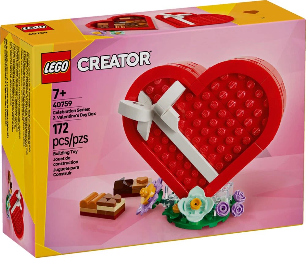 LEGO Seasonal Creator Celebration Series: Caja del Día de San Valentín (40759) GWP revelada
