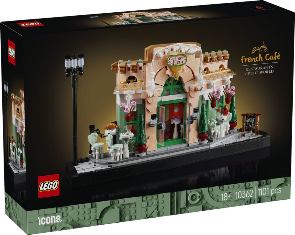 Se anuncia oficialmente el café francés LEGO Icons Restaurants of the World (10362)