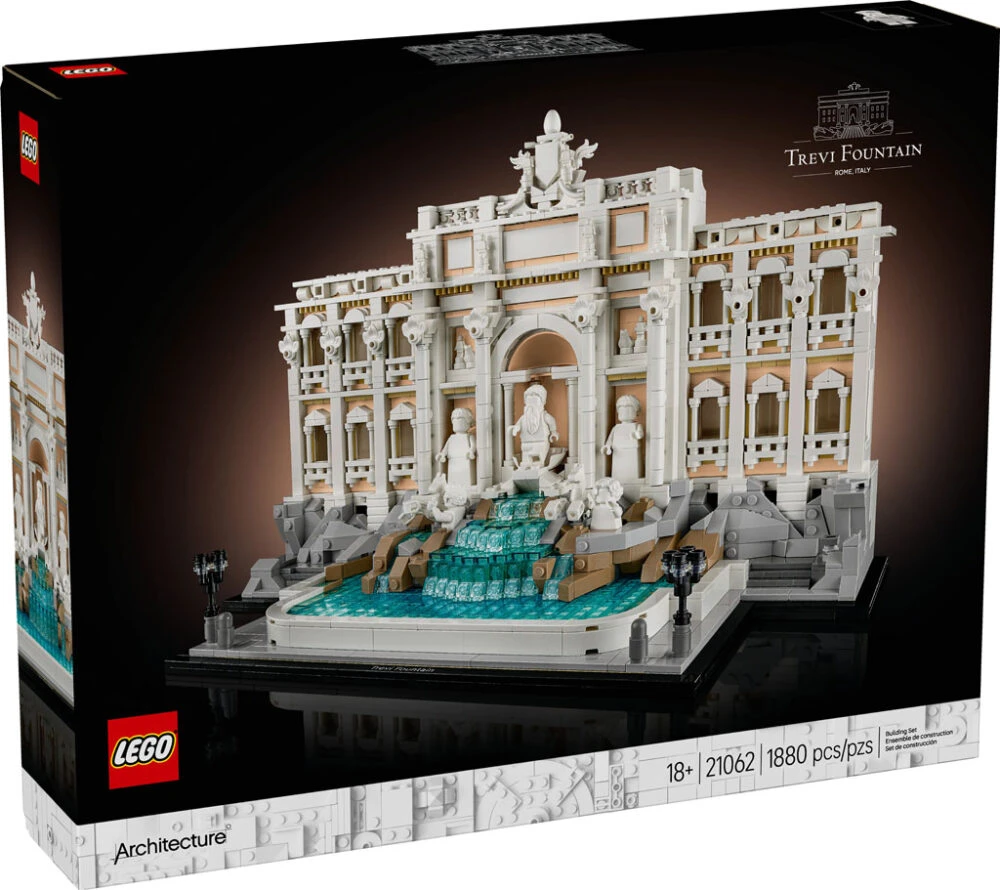 Se anuncia oficialmente la Fontana de Trevi de LEGO Architecture (21062)