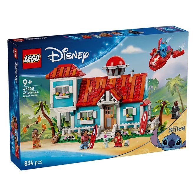Se revela la casa de playa LEGO Disney Lilo y Stitch (43268)