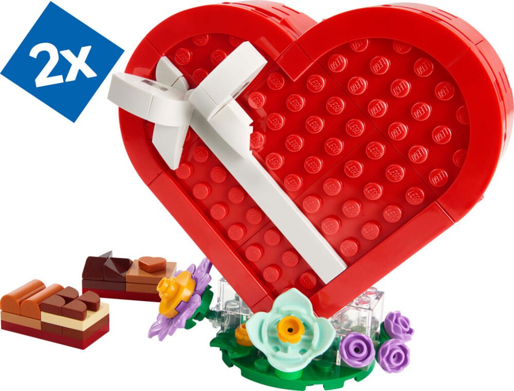 Serie LEGO Creator Celebration: Caja del Día de San Valentín (40759) GWP disponible en LEGO Shop