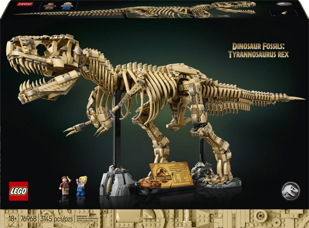 Se anuncia oficialmente el dinosaurio fósil de LEGO Jurassic World: Tyrannosaurus rex (76968)