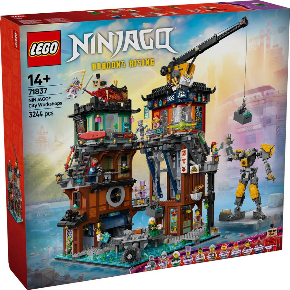 Se anuncian oficialmente los talleres de LEGO Ninjago City (71837)