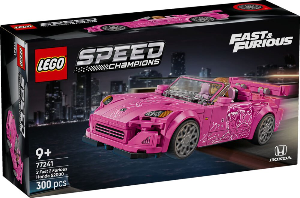 LEGO Speed Champions 2: Rápidos y Furiosos: Honda S2000 (77241) anunciado oficialmente