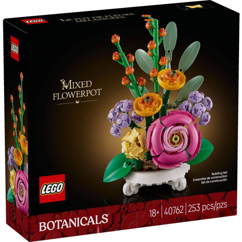 Maceta mixta LEGO Botanicals (40762) GWP revelada