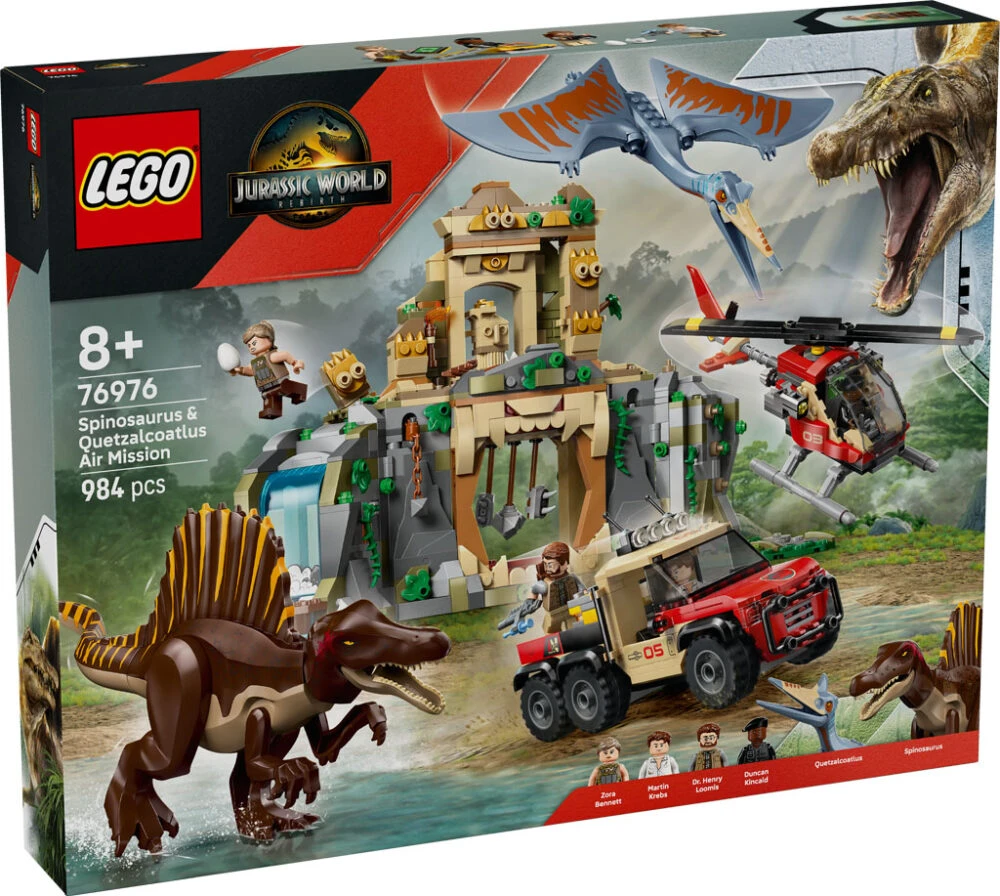 Se anuncian oficialmente los sets LEGO Jurassic World Rebirth