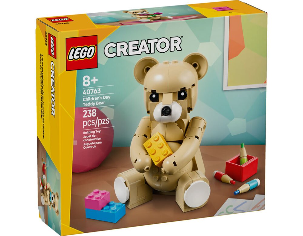 Se revela el osito de peluche LEGO Creator para el Día del Niño (40763) de GWP