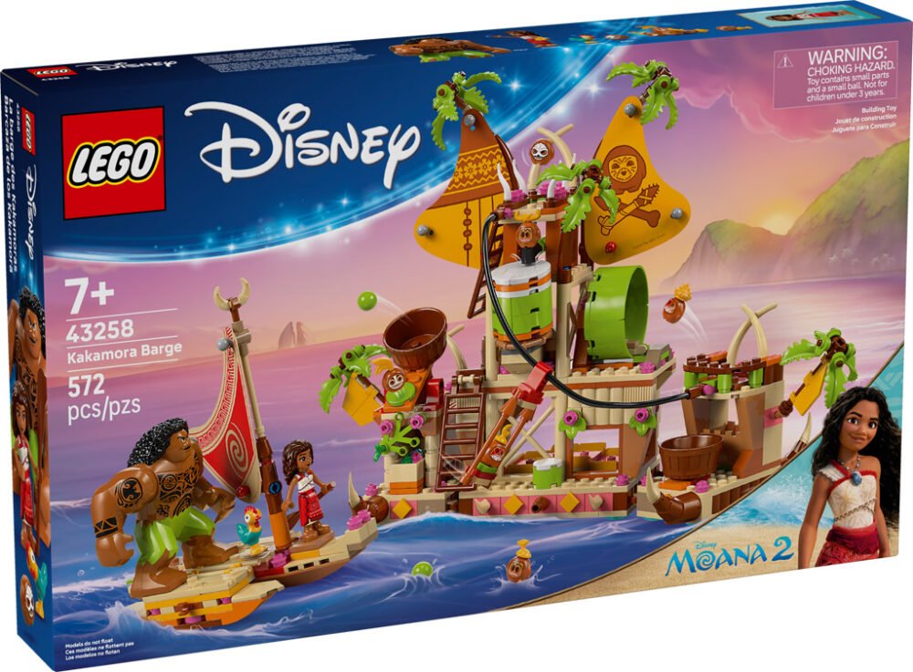 Se revela la barcaza Kakamora LEGO Disney Moana 2 (43258)