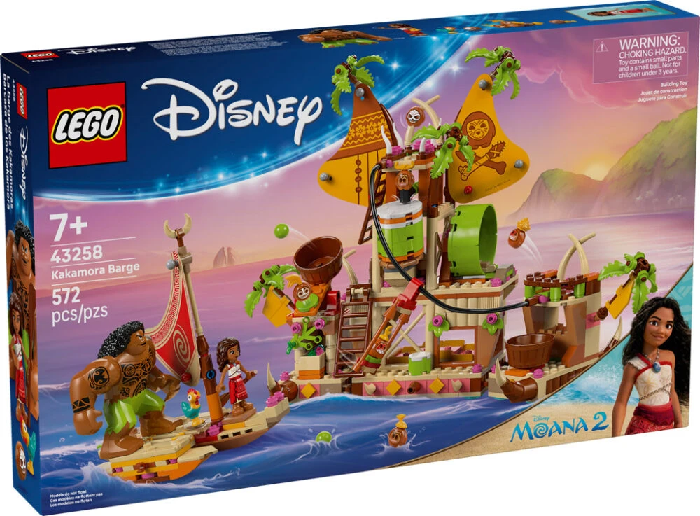Se revela la barcaza Kakamora LEGO Disney Moana 2 (43258)