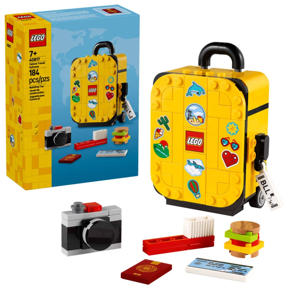 Se revela la maleta de viaje amarilla LEGO (40817)