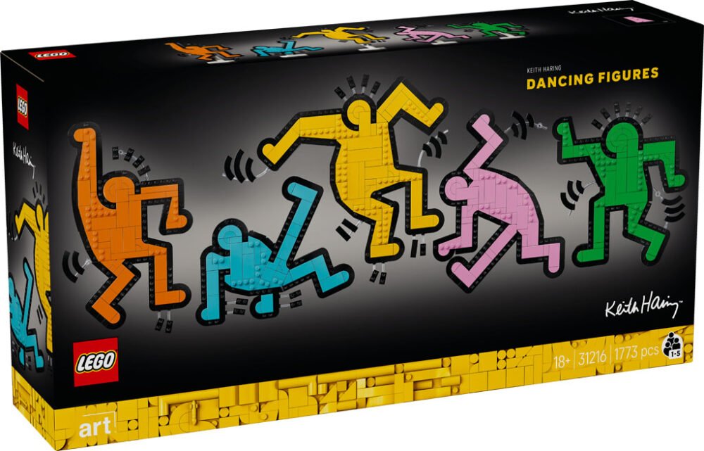 LEGO Art Keith Haring – Figuras Bailarina (31216) Anunciadas Oficialmente