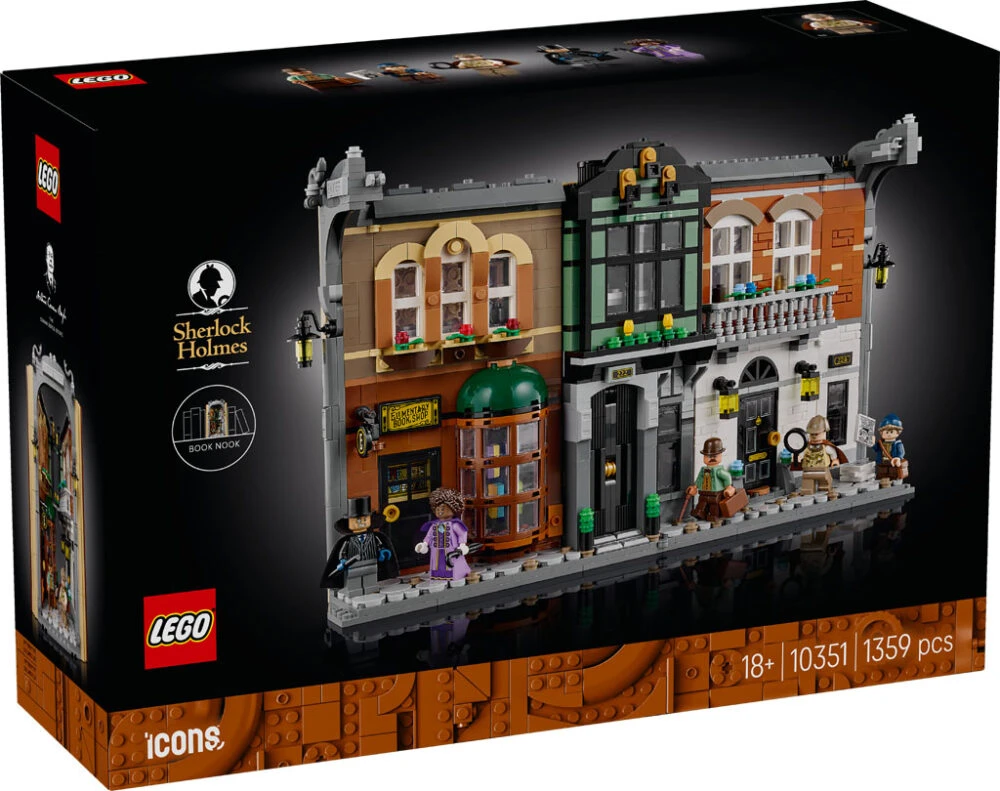 LEGO Icons Sherlock Holmes: Book Nook (10351) anunciado oficialmente