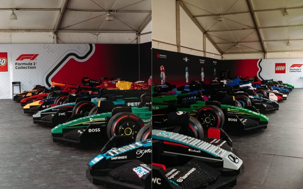 Autos LEGO de Fórmula 1 a tamaño real en el Gran Premio de Miami