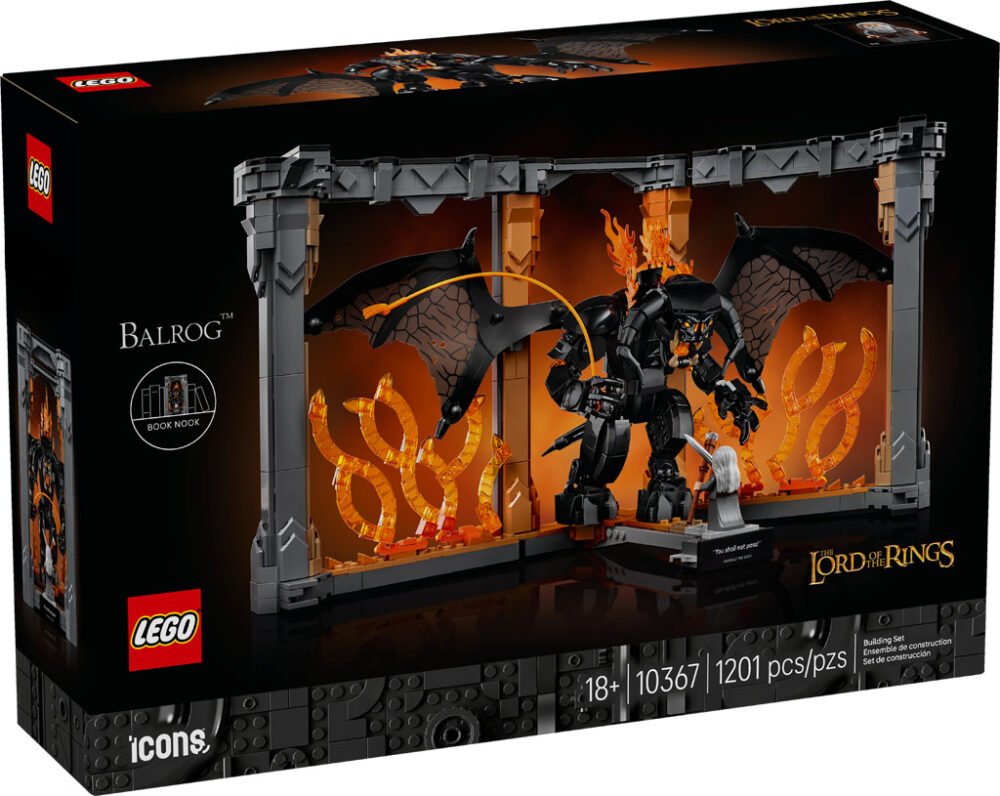 LEGO Icons El Señor de los Anillos: Balrog Book Nook (10367) Anunciado oficialmente