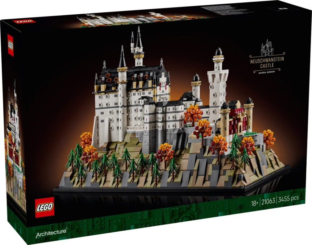 LEGO Architecture: El Castillo de Neuschwanstein (21063) se anuncia oficialmente