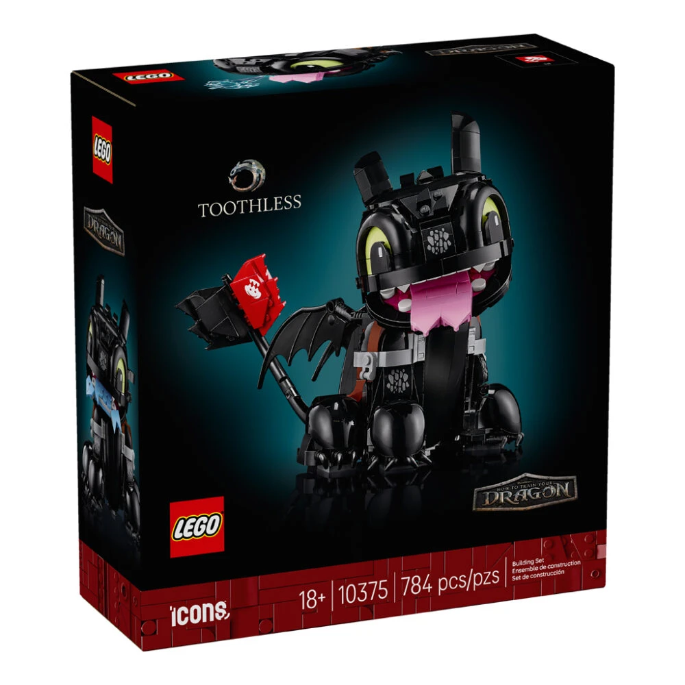 LEGO Icons Cómo entrenar a tu dragón Desdentado (10375) anunciado oficialmente