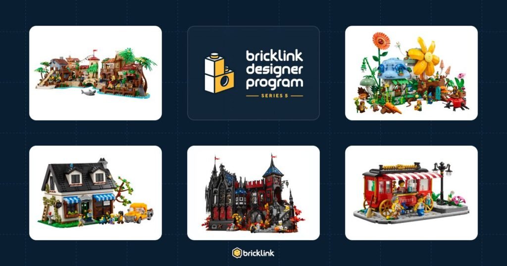 Los pedidos anticipados de la Serie 5 del Programa de Diseñadores BrickLink se lanzan la próxima semana