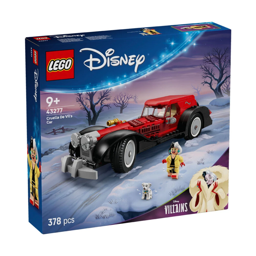 Se anuncia oficialmente el coche LEGO Disney de Cruella de Vil (43277)