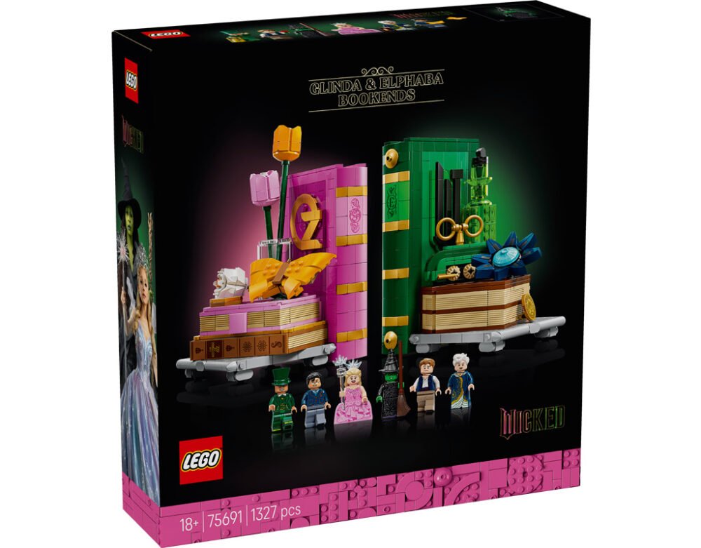 Se anuncian oficialmente los sujetalibros LEGO Wicked Glinda y Elphaba (75691)
