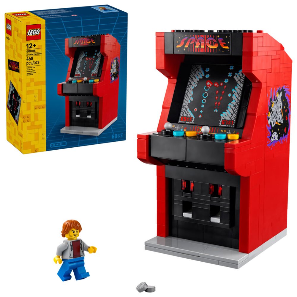 Se revela la icónica máquina recreativa LEGO (40805)