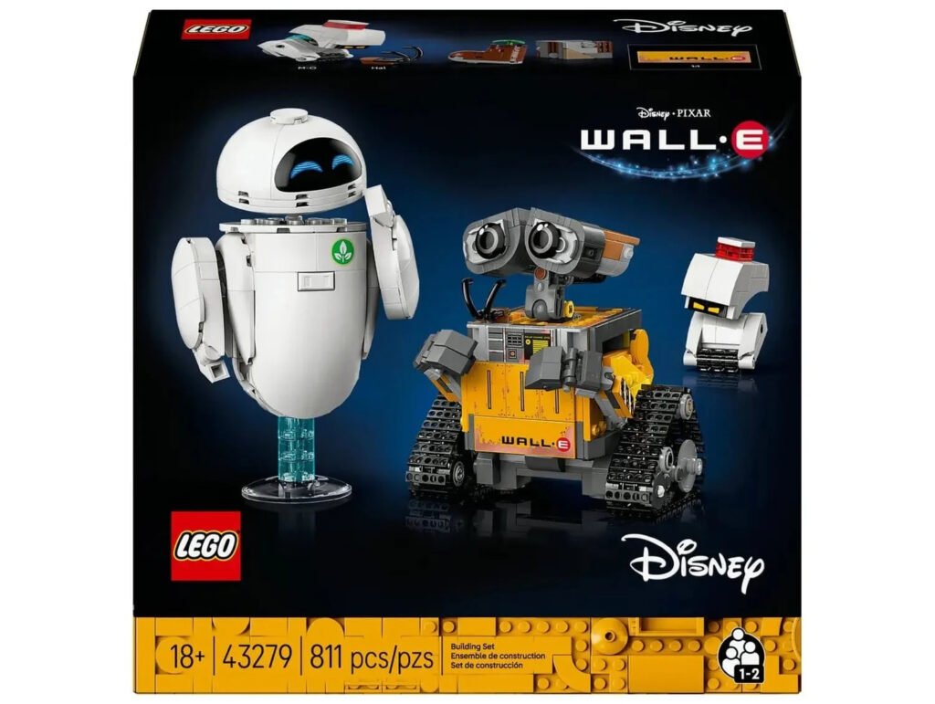 LEGO Disney Wall-E y EVE (43279) revelado