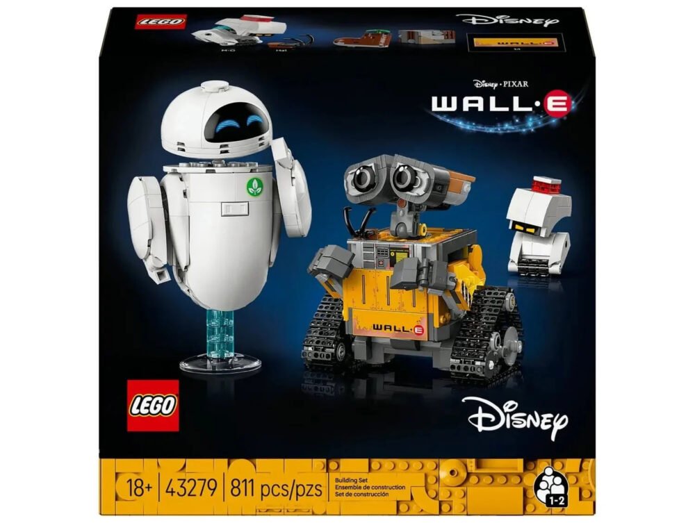LEGO Disney Wall-E y EVE (43279) revelado