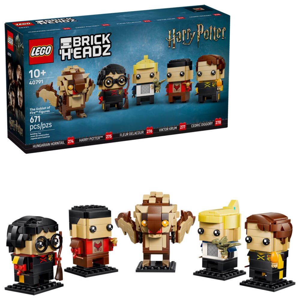 Se revelan dos nuevos sets LEGO Harry Potter BrickHeadz