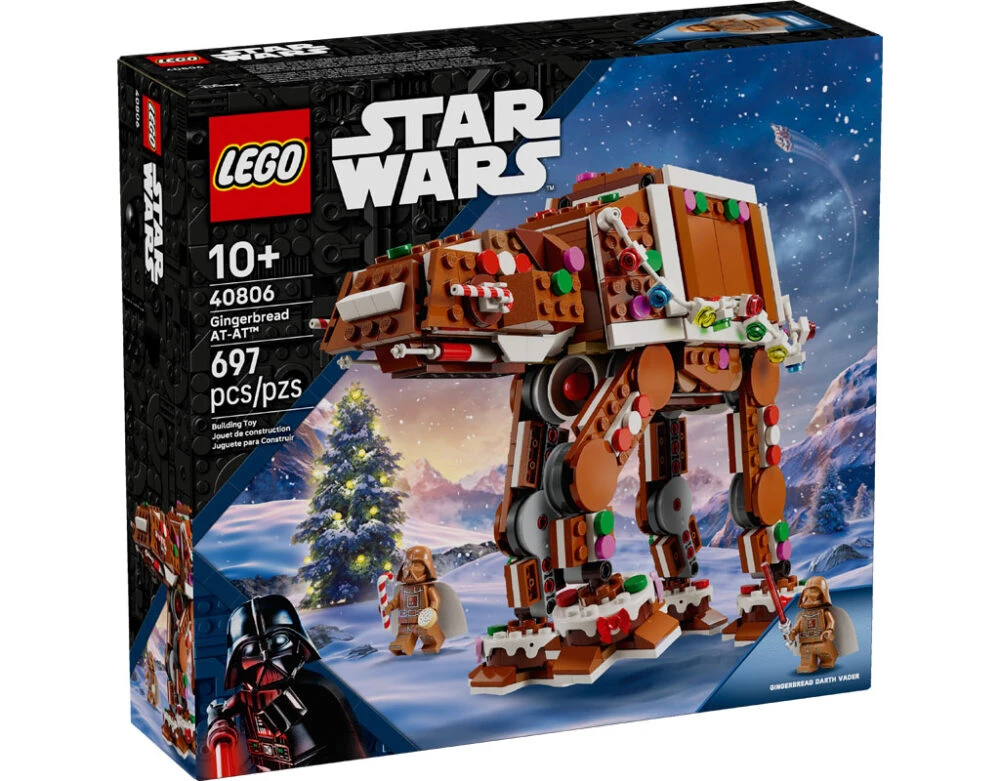 LEGO Star Wars: El andador AT-AT de jengibre (40806) se revela