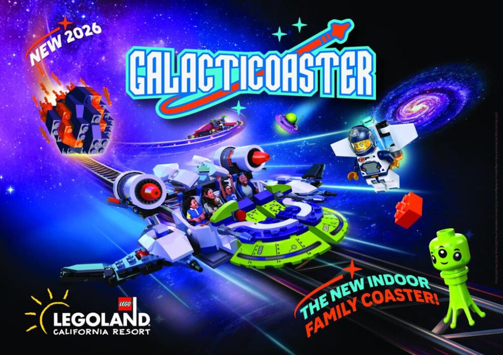 LEGOLAND California anuncia Galacticoaster, la primera montaña rusa nueva en más de 20 años