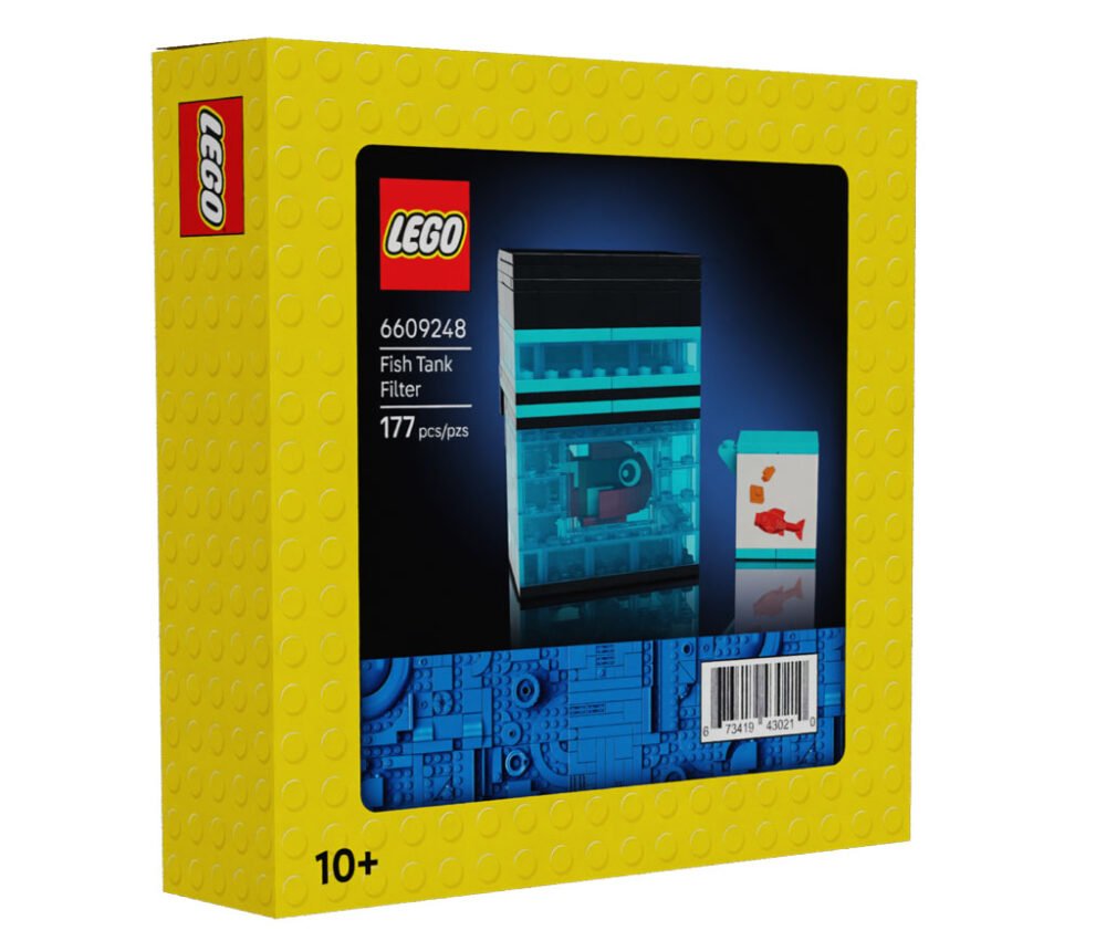 Filtro para pecera y alimento para peces LEGO (5009823) GWP revelado