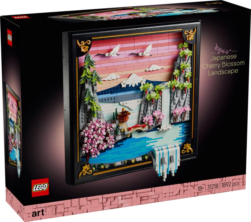LEGO Art Paisaje Japonés de Flores de Cerezo (31218) Anunciado oficialmente