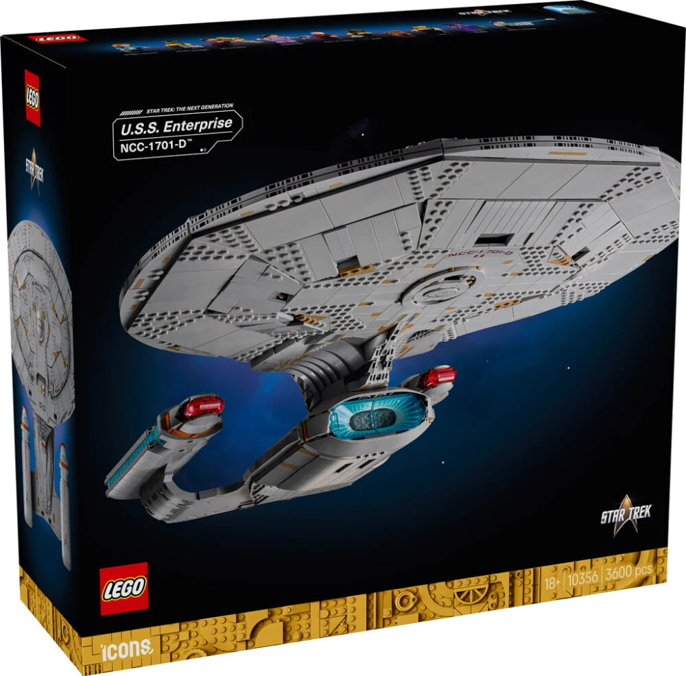 LEGO Icons Star Trek: USS Enterprise NCC-1701-D (10356) Anunciado oficialmente