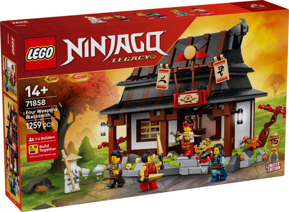 LEGO Ninjago Herrero de Cuatro Armas 15.º Aniversario (71858) Anunciado oficialmente