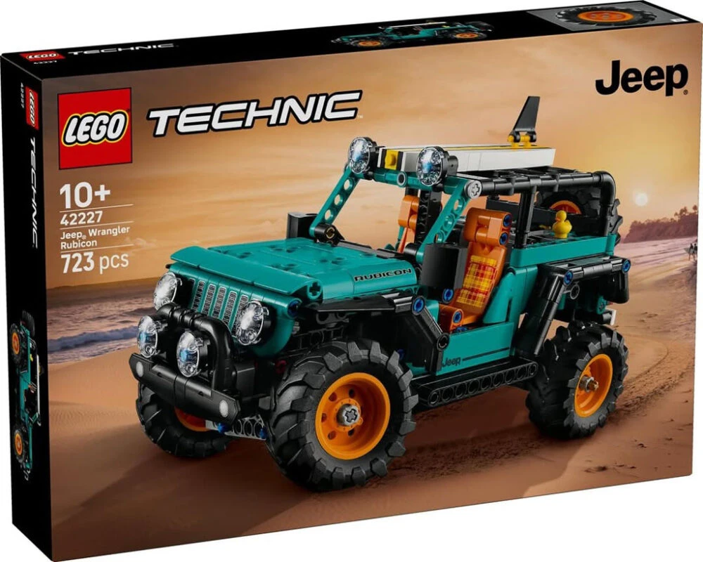 Jeep Wrangler Rubicon LEGO Technic 2026 (42227) revelado
